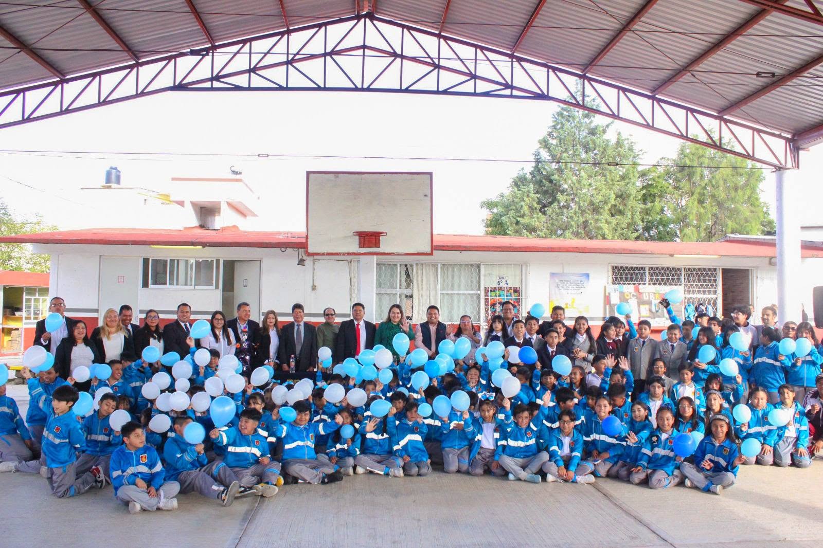 En marcha construcción de la séptima techumbre escolar impulsada por Blanca Angulo